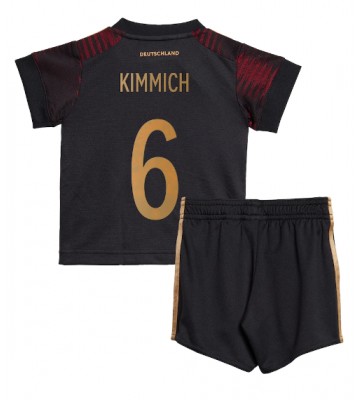 Lacne Dětský Futbalové dres Nemecko Joshua Kimmich #6 MS 2022 Krátky Rukáv - Preč (+ trenírky)